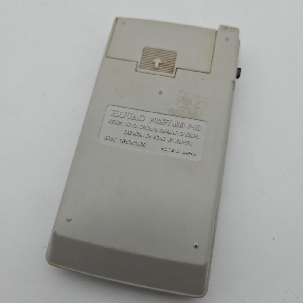 Vintage Kovac Pocket Mini Calculator P-80 As Is For Parts VTG - Picture 4 of 5